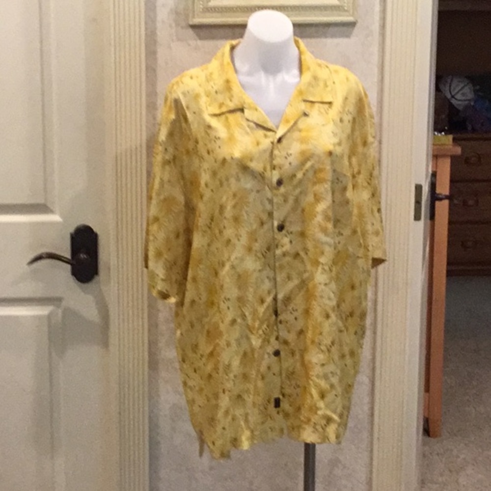 Xl tommy Bahamas yellow with prints